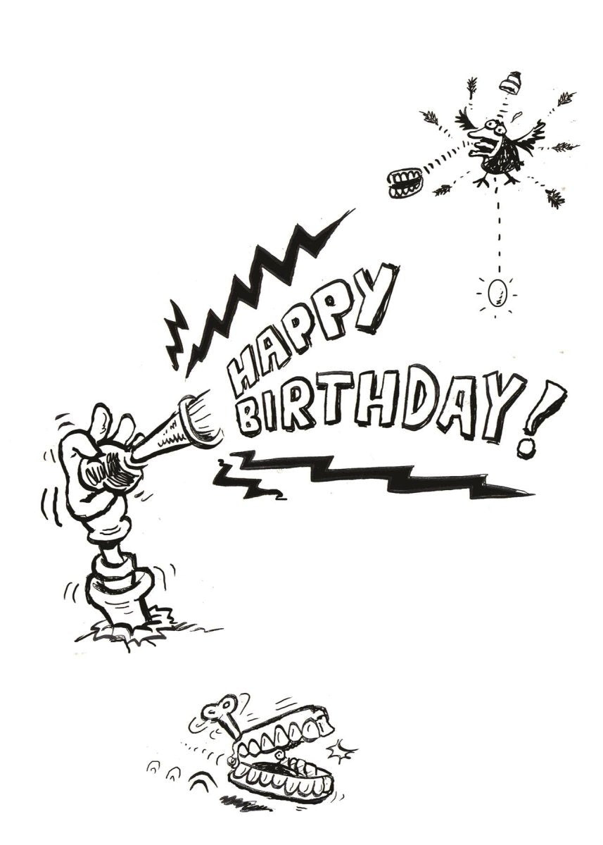 Clown in the Box Children's Birthday Card (105 x 148 mm) - The Imagination ShopGifts > Cards > Birthday Cards