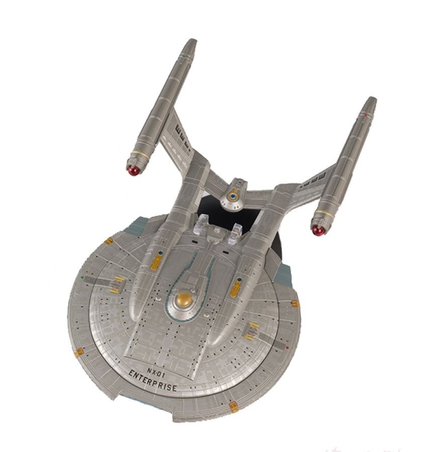 #04 Enterprise NX-01 XL EDITION Model Diecast Ship (Eaglemoss / Star Trek) Real Merch