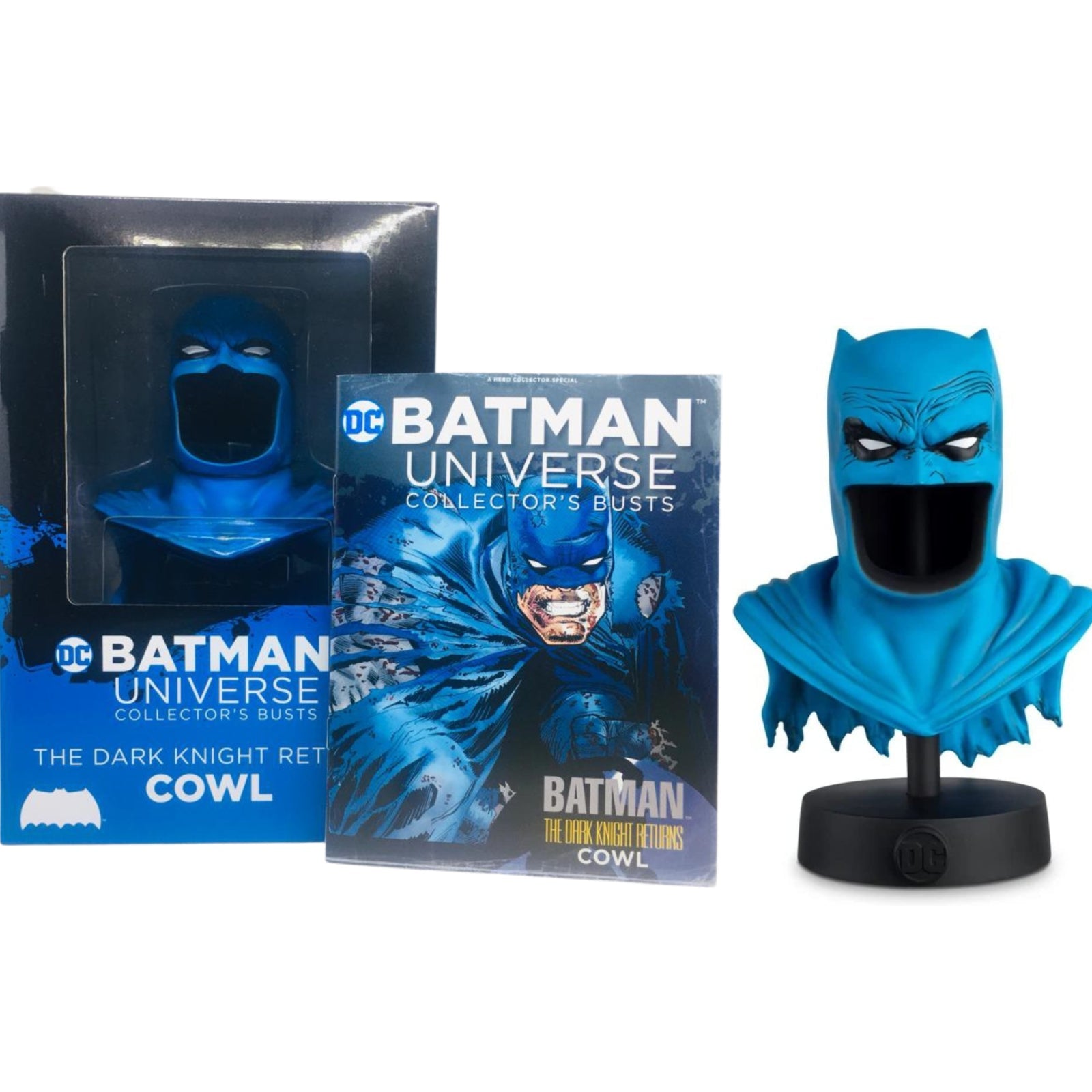 Batman The Dark Knight Returns COWL Collectors Bust Special Edition #2 (Eaglemoss / DC Comics) Real Merch