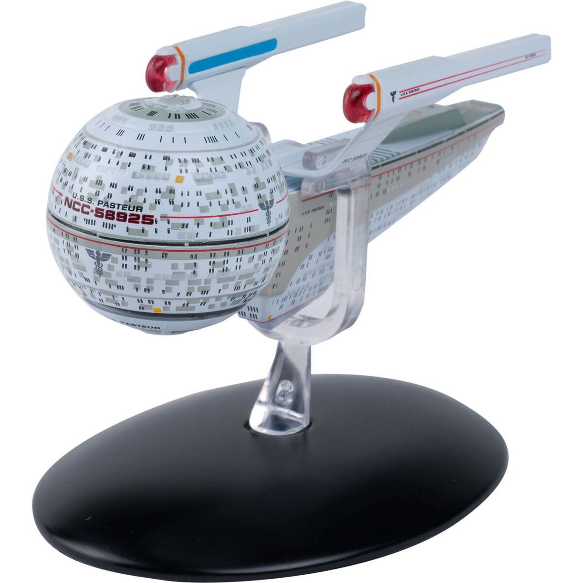 #42 U.S.S. Pasteur NCC-58925 (Olympic-Class) Model Die Cast Ship (Eaglemoss / Star Trek) Real Merch