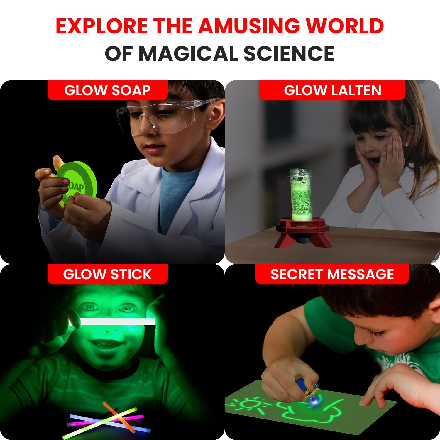 Smartivity Glow In The Dark DIY STEM Kit | 20 Glowsome Experiments Curious Minds