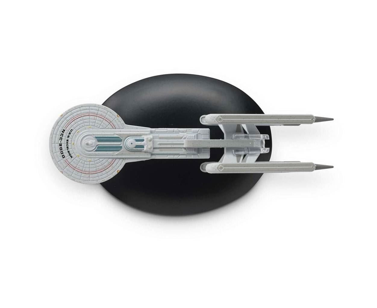 #152 U.S.S. Excelsior (Nilo Rodis Concept I) Diecast Model Ship (Star Trek / Eaglemoss) Real Merch