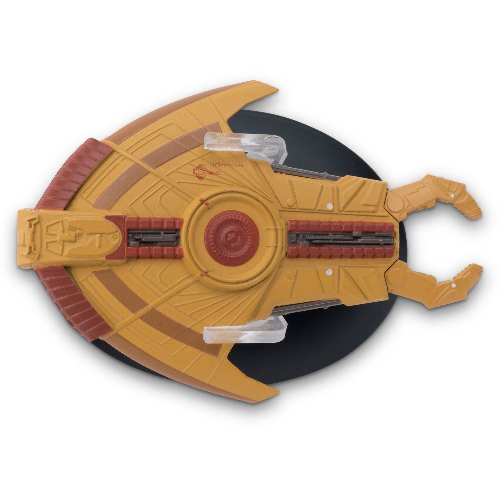 #33 Cardassian Hideki Starship Model Die Cast Ship (Eaglemoss / Star Trek) Real Merch