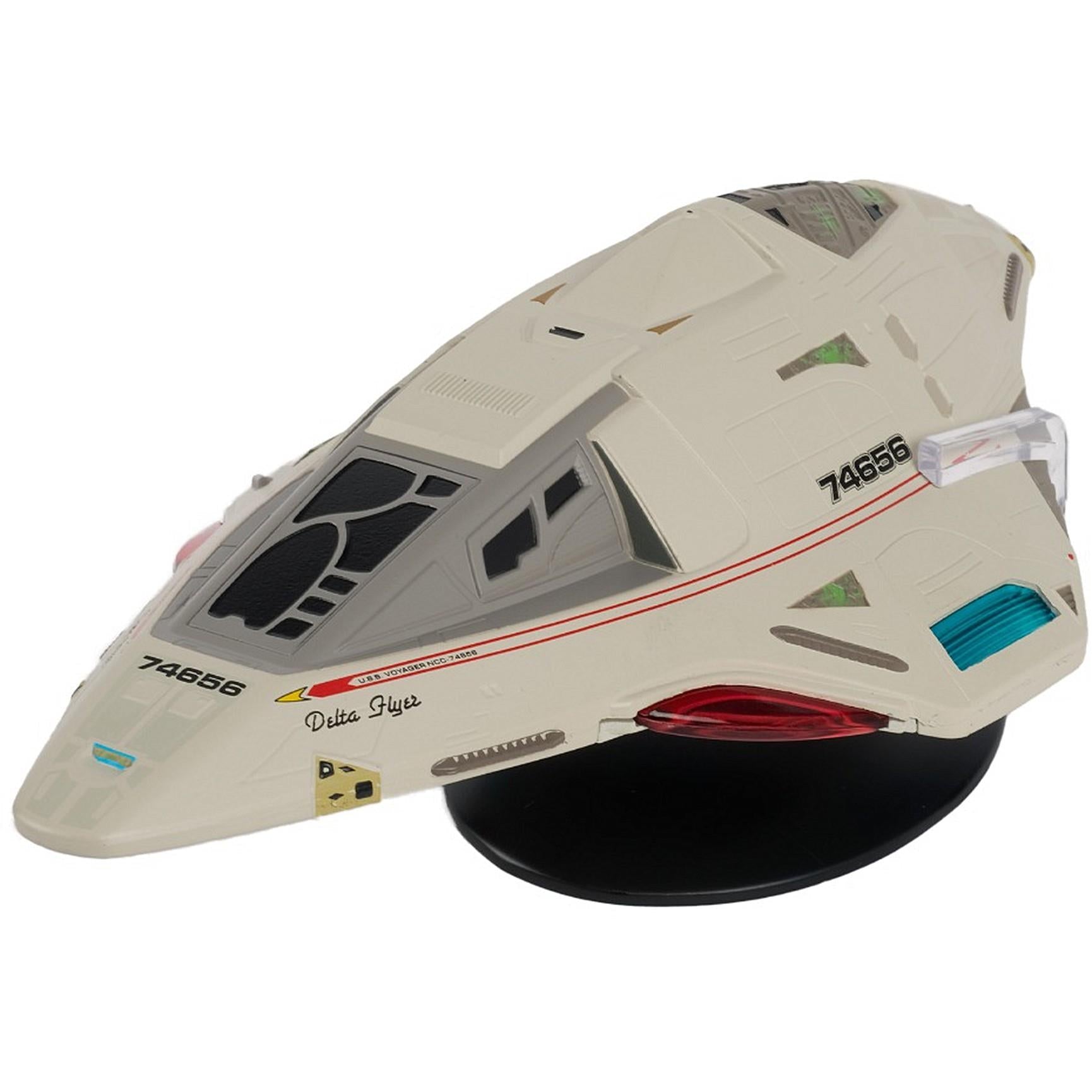 #24 Delta Flyer XL EDITION Model Diecast Ship (Eaglemoss / Star Trek) Real Merch