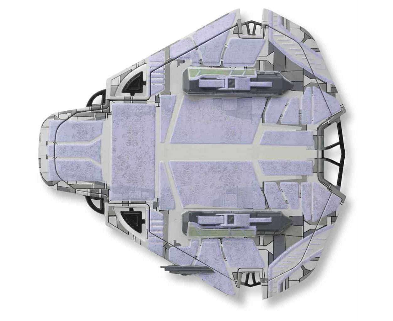 #151 B'Omar Patrol Model Die Cast Ship STDC151 (Eaglemoss / Star Trek) Real Merch