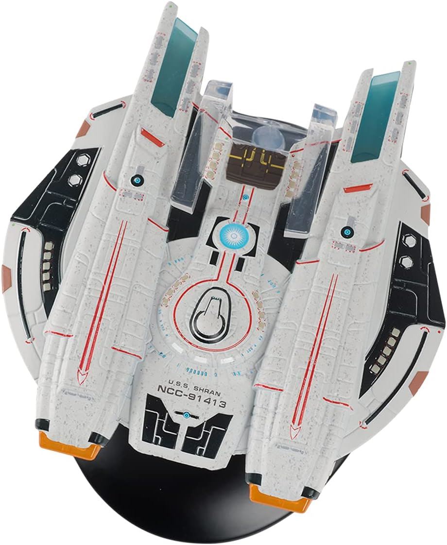 #14 U.S.S. Shran NCC-91413 - Shran-class Light Escort Model Diecast Ship STO (Eaglemoss / Star Trek) Real Merch