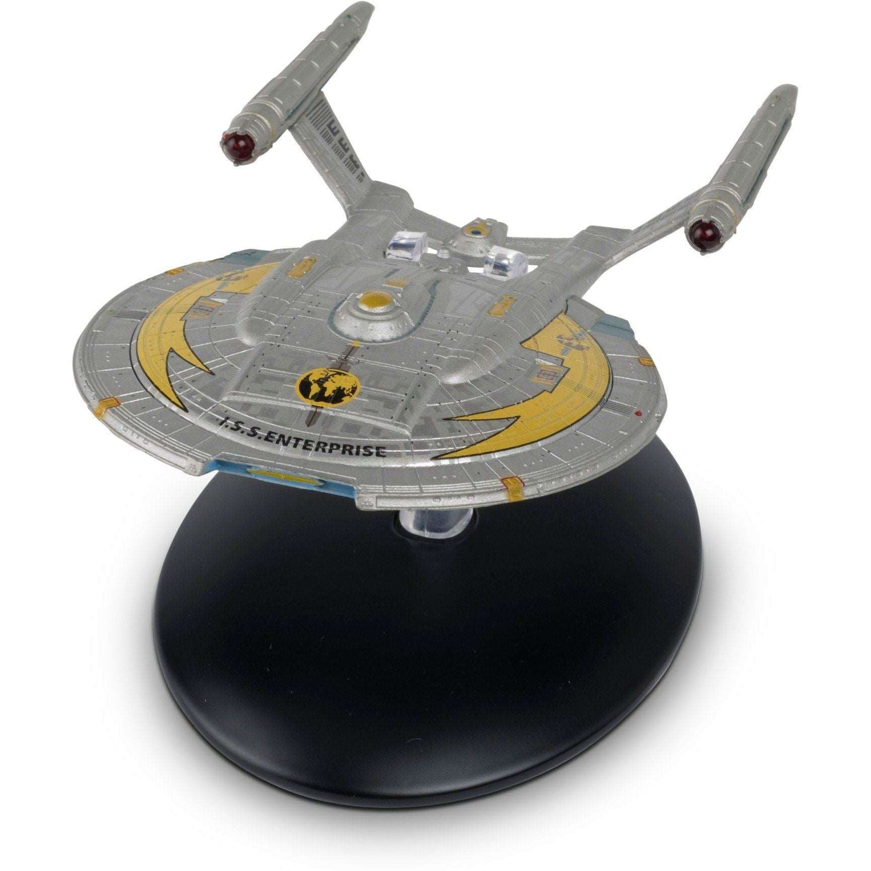 #02 I.S.S. Enterprise NX-01 Mirror Universe Model Die Cast Ship BONUS ISSUE M2 (Eaglemoss / Star Trek) Real Merch