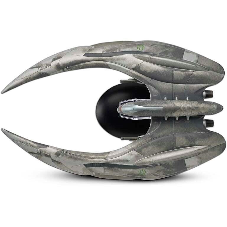 #02 Modern Cylon Raider (2004 Series) Model Diecast Ship (Eaglemoss / Battlestar Galactica) Real Merch