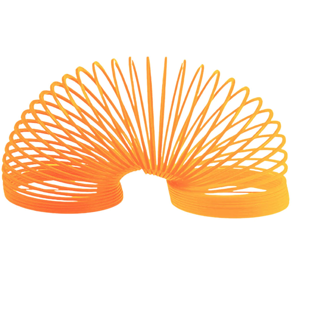 Traditional Plastic Slinky Toy in Assorted Colours Curious Minds