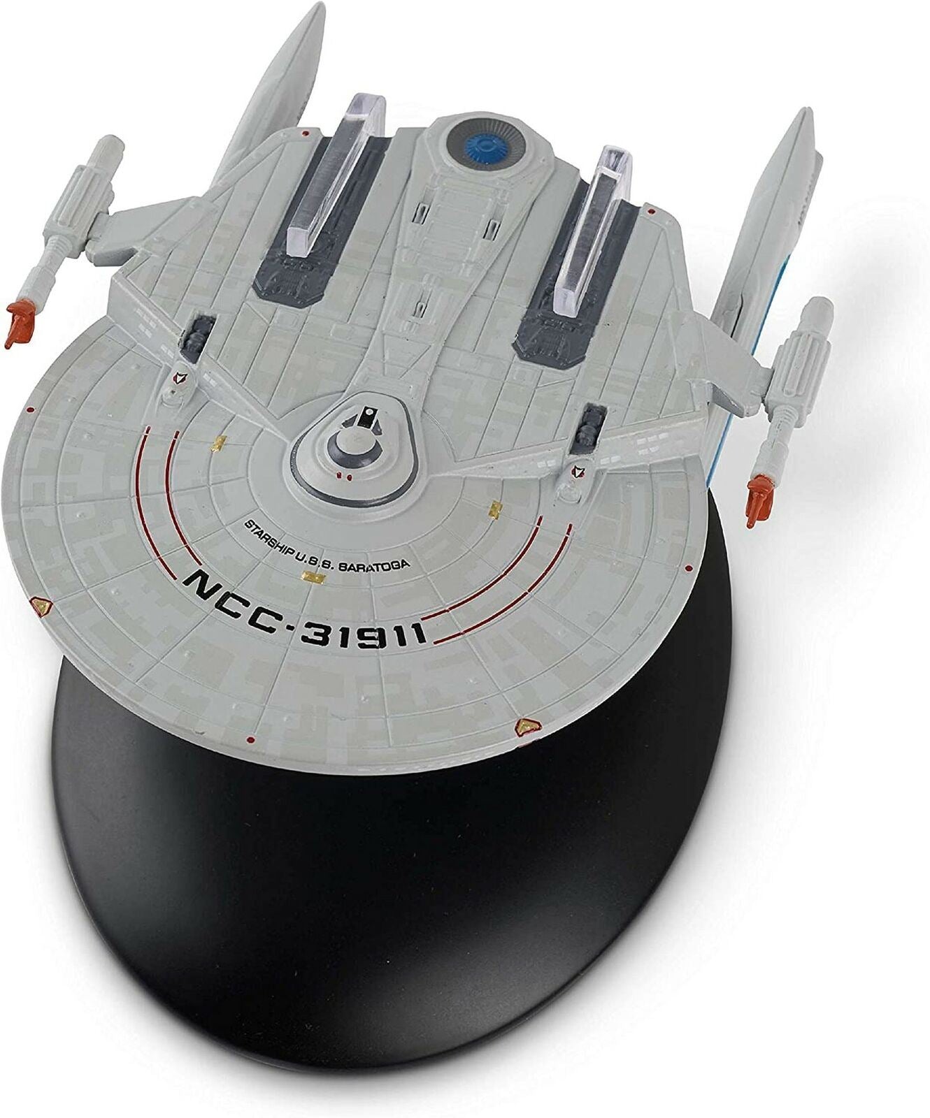#91 U.S.S Saratoga NCC-31911 Die-Cast Model (Eaglemoss / Star Trek) Real Merch