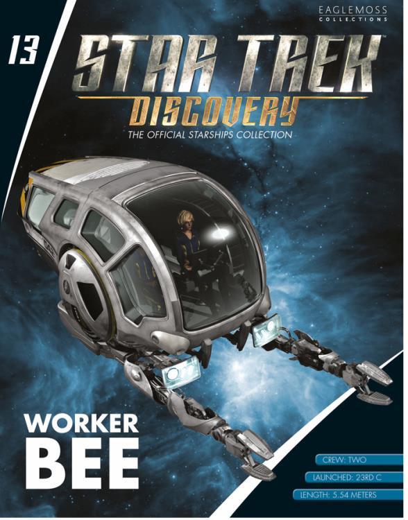 #13 Worker Bee Discovery Ships Model Diecast Ship (Eaglemoss / Star Trek) Real Merch