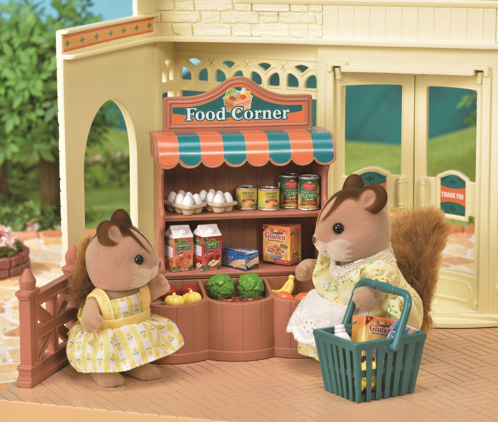 Sylvanian Families Grocery Market Toy Shop Playset for Ages 3 and Up Curious Minds