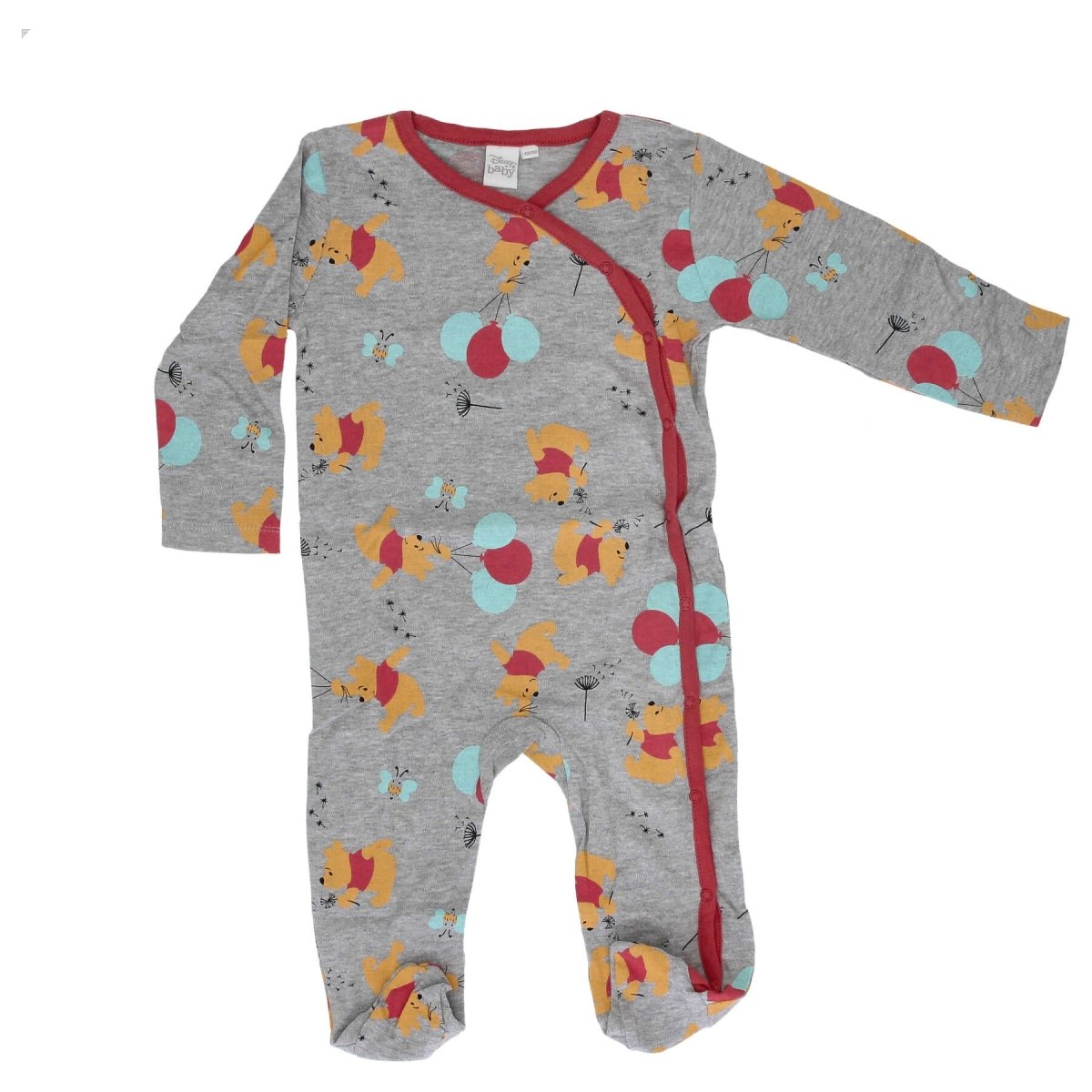 Disney Baby Winnie The Pooh (Balloon) Baby Suit / Baby Pyjamas - The Imagination Shop