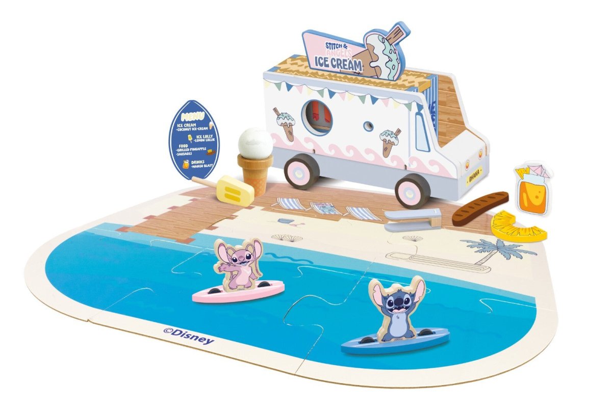 Disney Lilo & Stich Wooden Surf Van Playset - The Imagination ShopToys