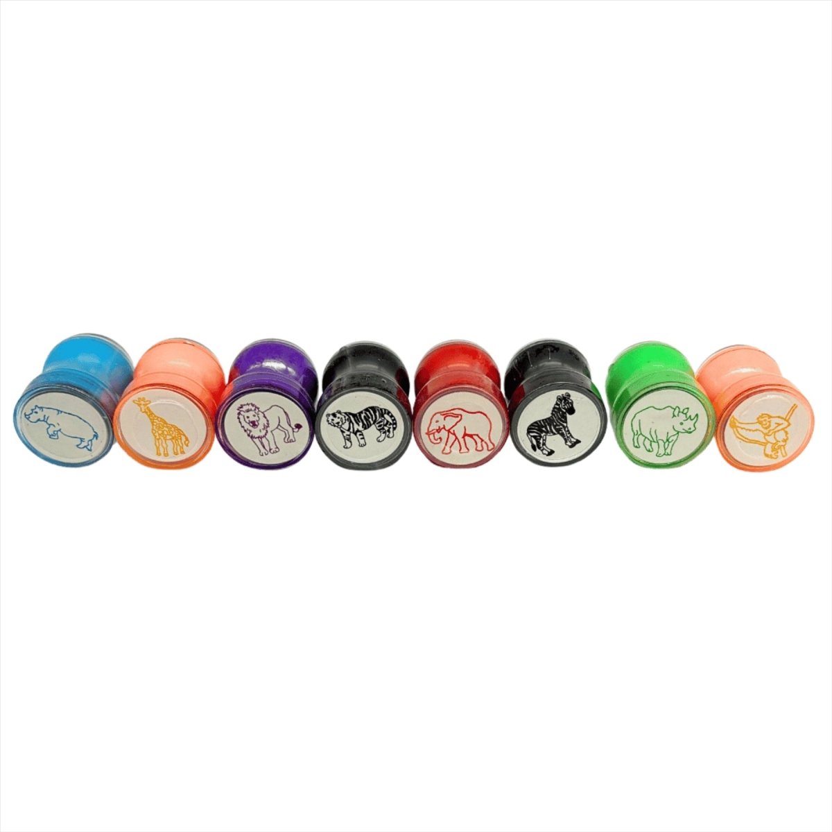 Double Sided Self Inking Wild Animal Stamper with Roller (single) - The Imagination Shop