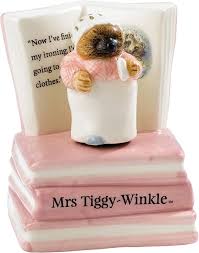 Peter Rabbit - Musical Mrs. Tiggy-Winkle Figurine Enesco