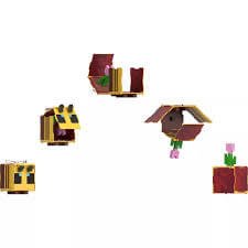 Minecraft Flippin Figs 2 in 1 Bee & Flowerpot Action Figure mojang