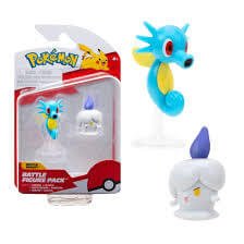 Pokémon Horsea & Litwick Battle Figure Pack Jazwares