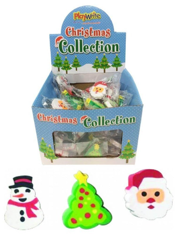 Fun & Festive Christmas Themed Eraser (single) Curious Minds