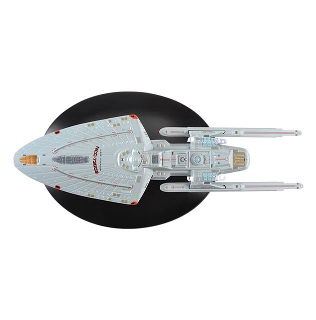 #11 U.S.S. Voyager NCC-73602 (Sternbach concept) Model Diecast Ship (Eaglemoss / Star Trek) Real Merch
