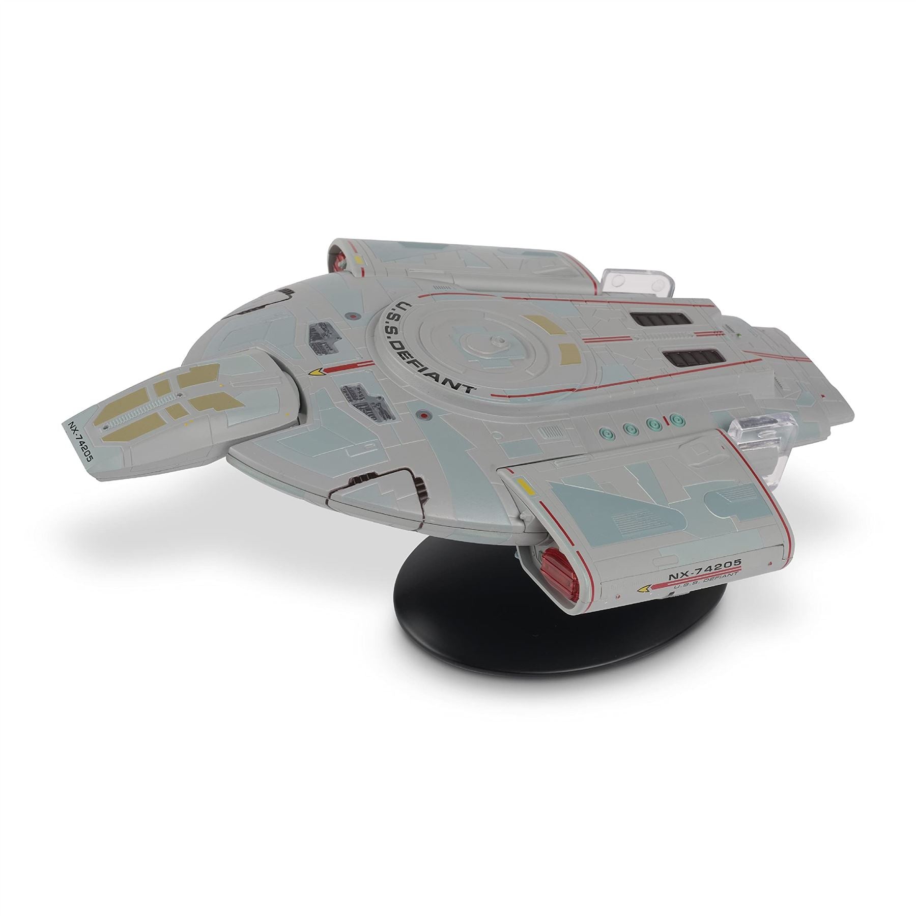 #07 U.S.S. Defiant NX-74205 XL EDITION Model Die Cast Ship (Eaglemoss / Star Trek) Real Merch