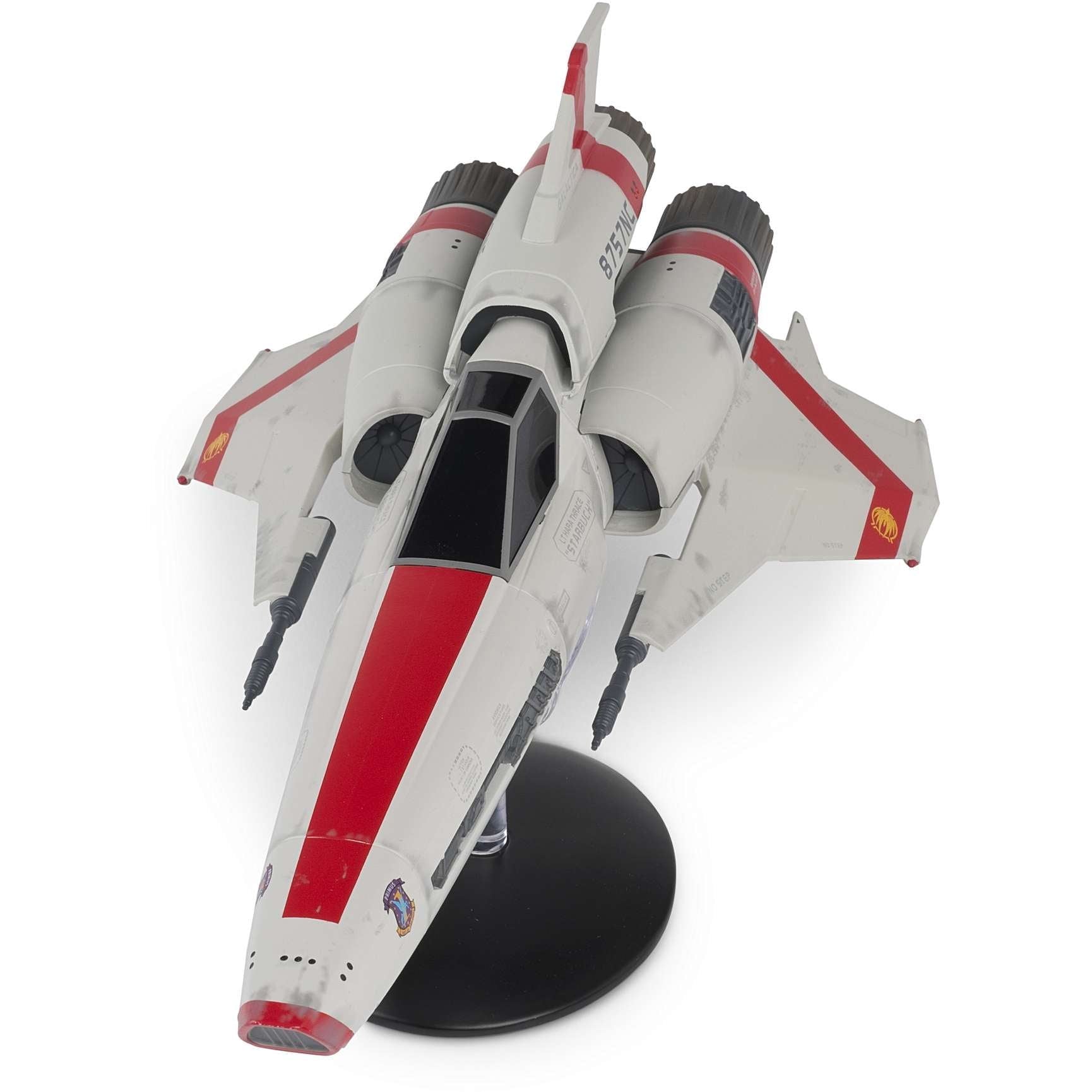 #01 Viper Mark II Cpt Kara Thrace "STARBUCK" 8757NC Model Diecast Ship (Eaglemoss / Battlestar Galactica) Real Merch