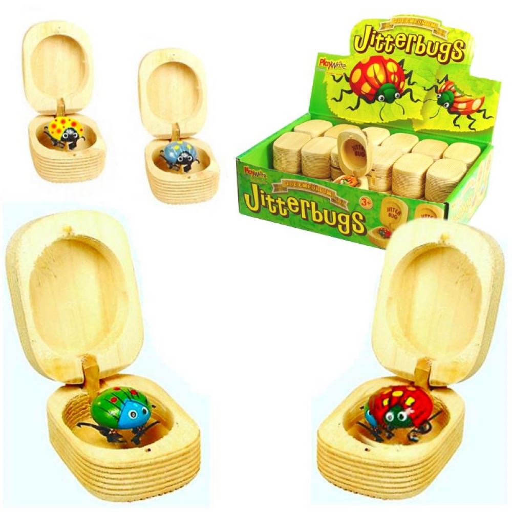 Traditional Wooden Jitterbug Toy (single) Curious Minds