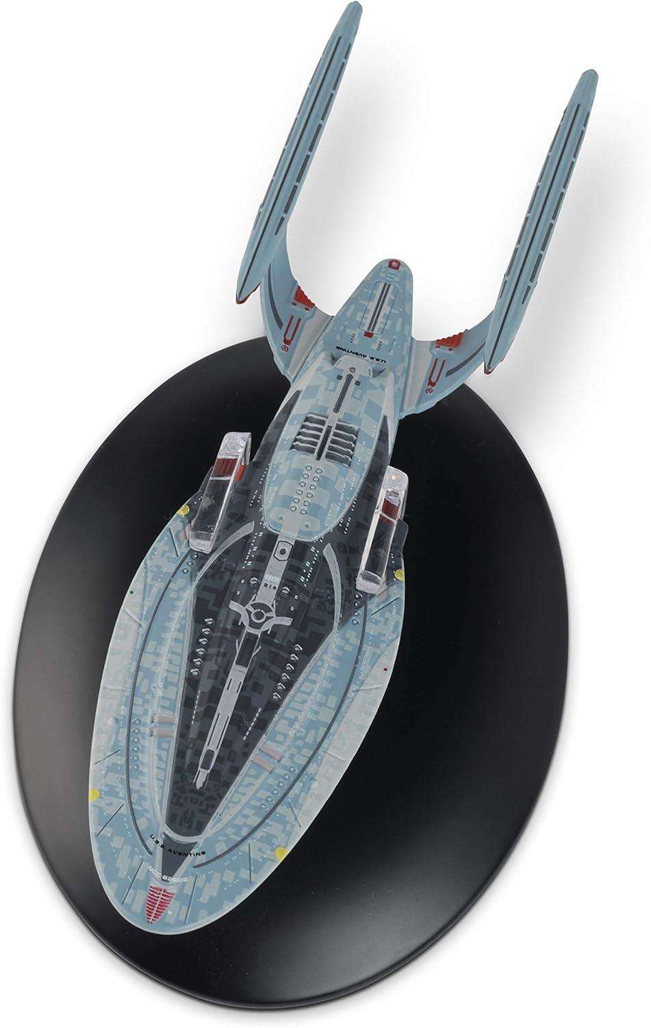 #06 U.S.S. Aventine NCC-82602 (Vesta class) Model Diecast Ship BONUS ISSUE NYCC EXCLUSIVE (Eaglemoss / Star Trek) Real Merch