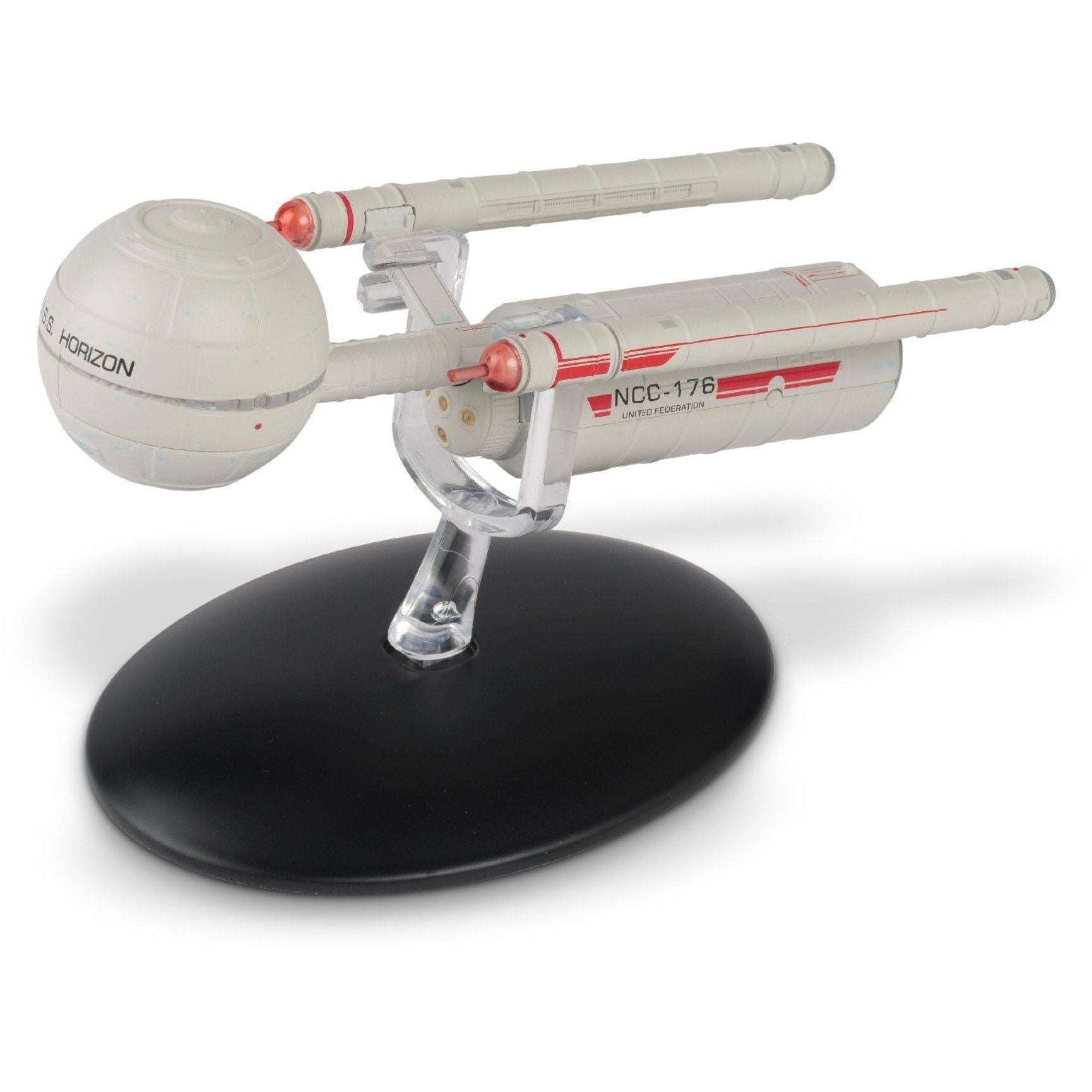 #100 Daedalus-class (U.S.S. Horizon NCC-176) Starship Die Cast Ship STDC100 (Eaglemoss / Star Trek) Real Merch