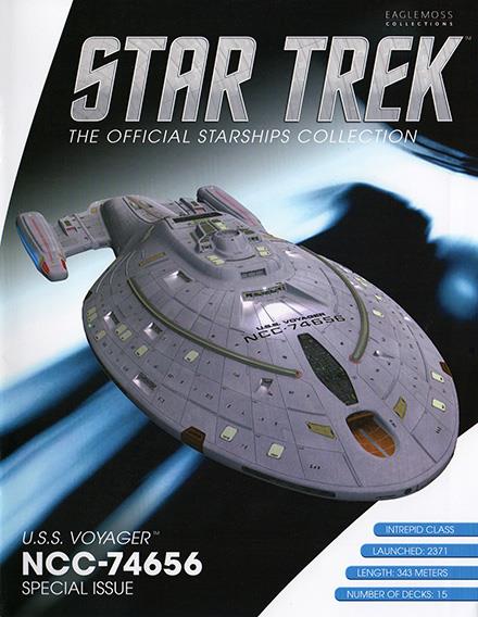 #05 U.S.S. Voyager NCC-74656 XL EDITION Model Diecast Ship (Eaglemoss / Star Trek) Real Merch