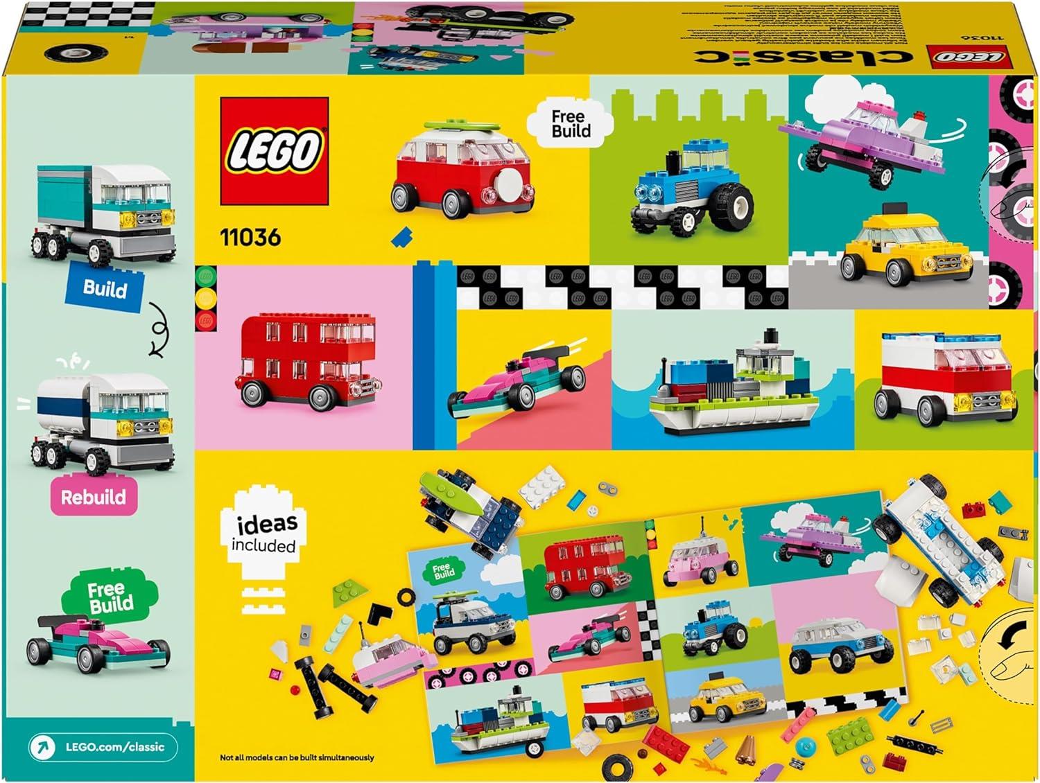 Lego Classic 11036 Creative Vehicles Building Toy for Ages 4 and Up Curious Minds