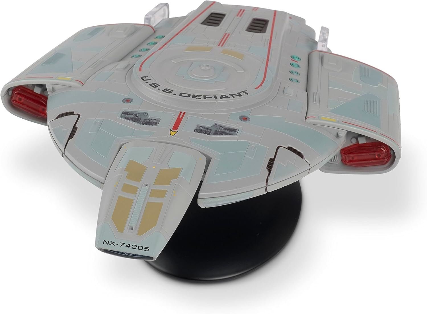 #07 U.S.S. Defiant NX-74205 XL EDITION Model Die Cast Ship (Eaglemoss / Star Trek) Real Merch