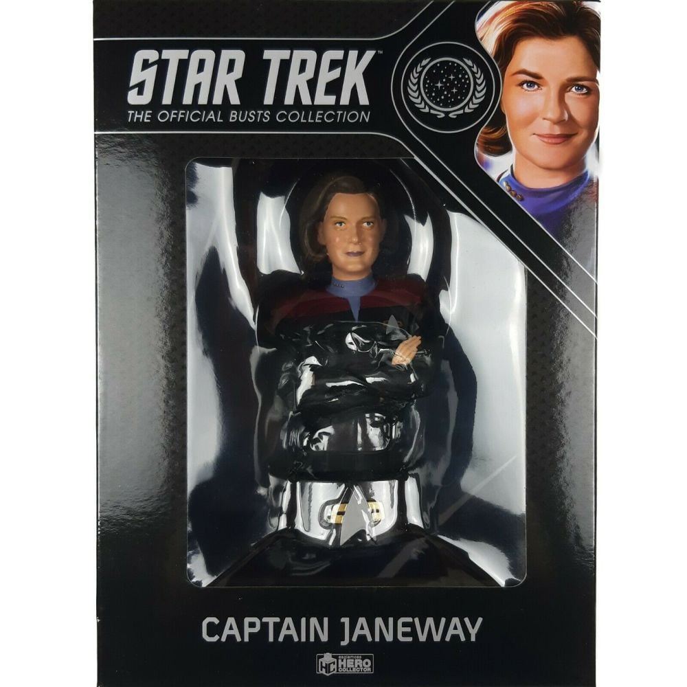 Captain Janeway Model Die Cast Bust Figure (Eaglemoss Star Trek The Official Busts Collection) Real Merch
