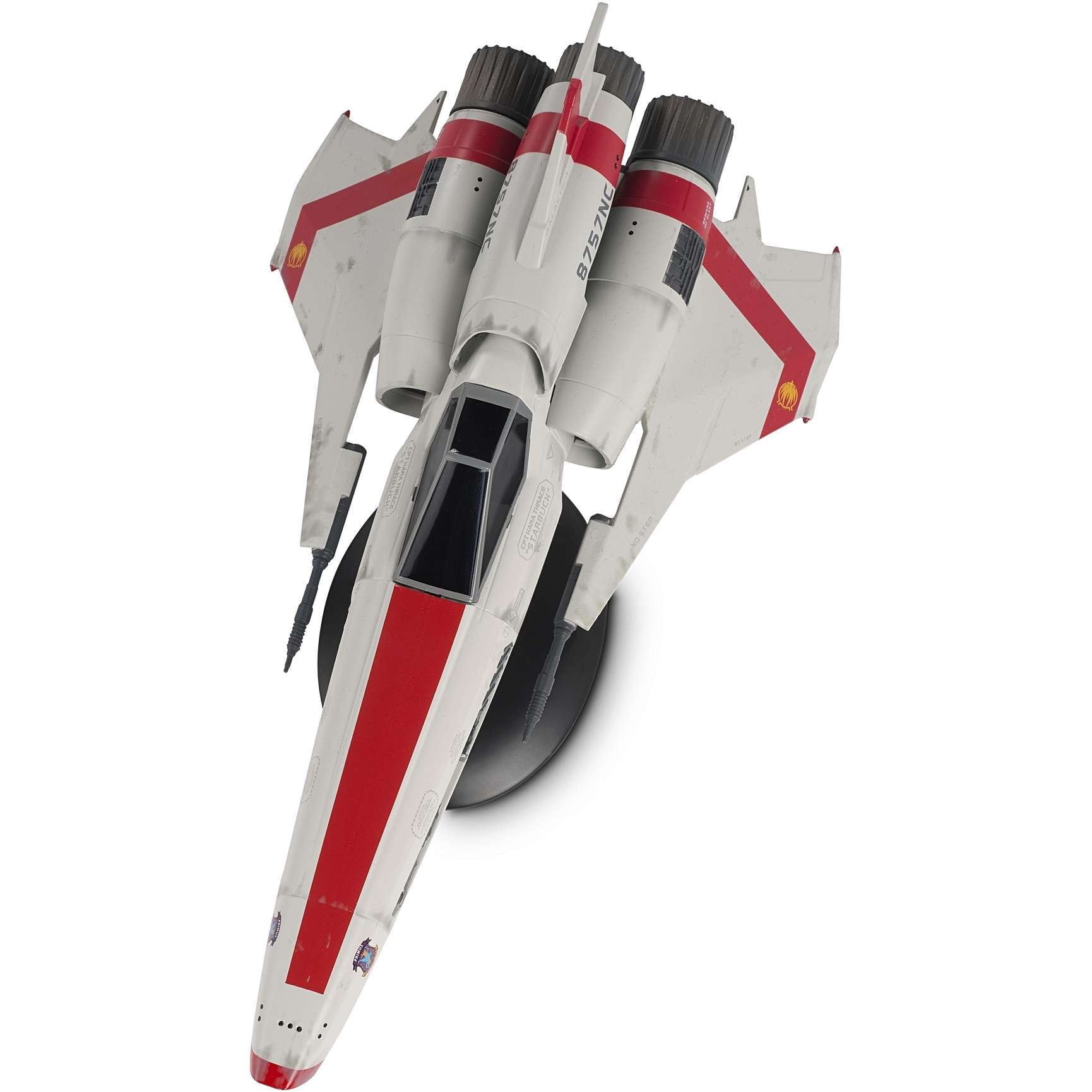 #01 Viper Mark II Cpt Kara Thrace "STARBUCK" 8757NC Model Diecast Ship (Eaglemoss / Battlestar Galactica) Real Merch