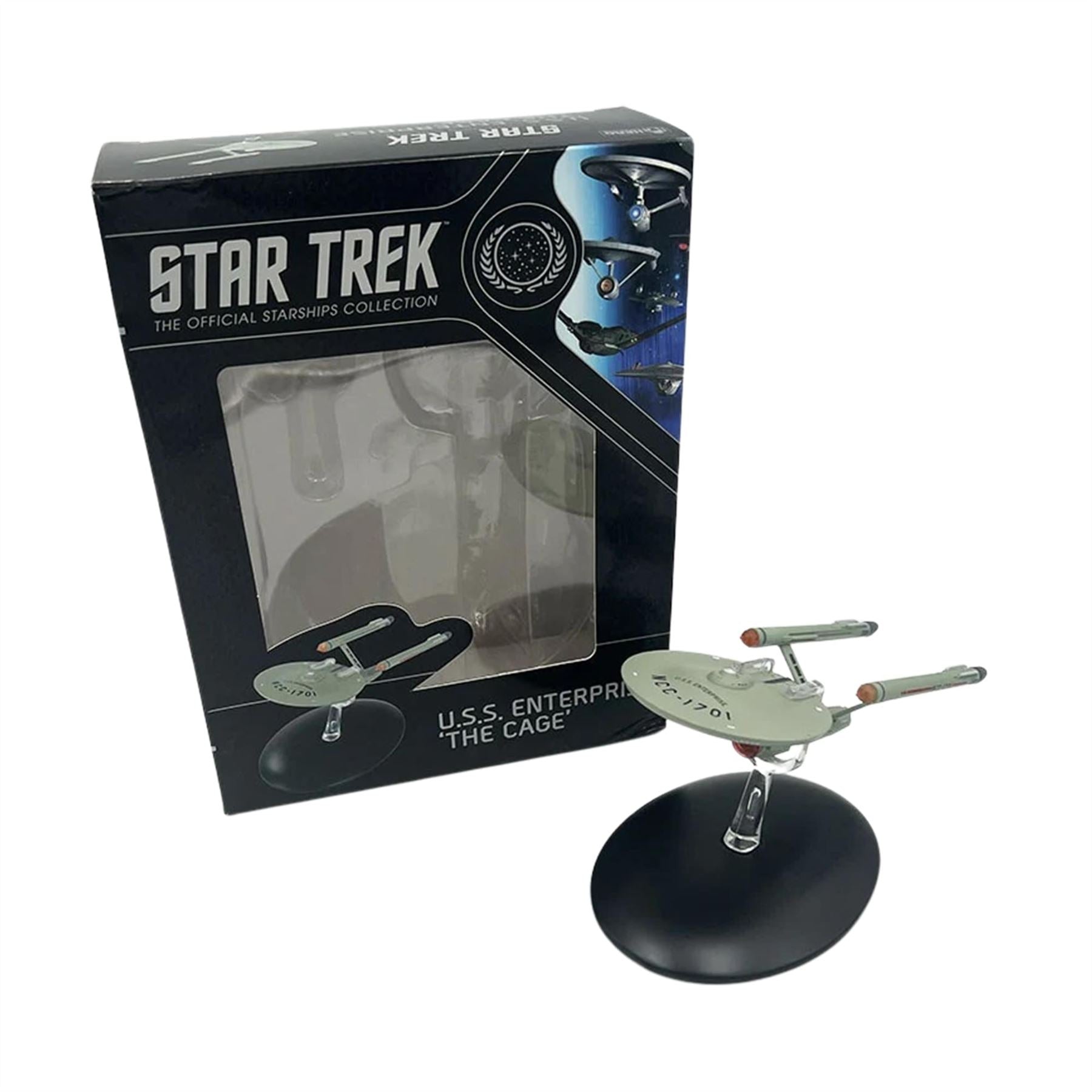 #25 U.S.S. Enterprise NCC-1701 'The Cage' (Pike's Enterprise) Model Diecast Ship BONUS ISSUE (Eaglemoss / Star Trek) Real Merch