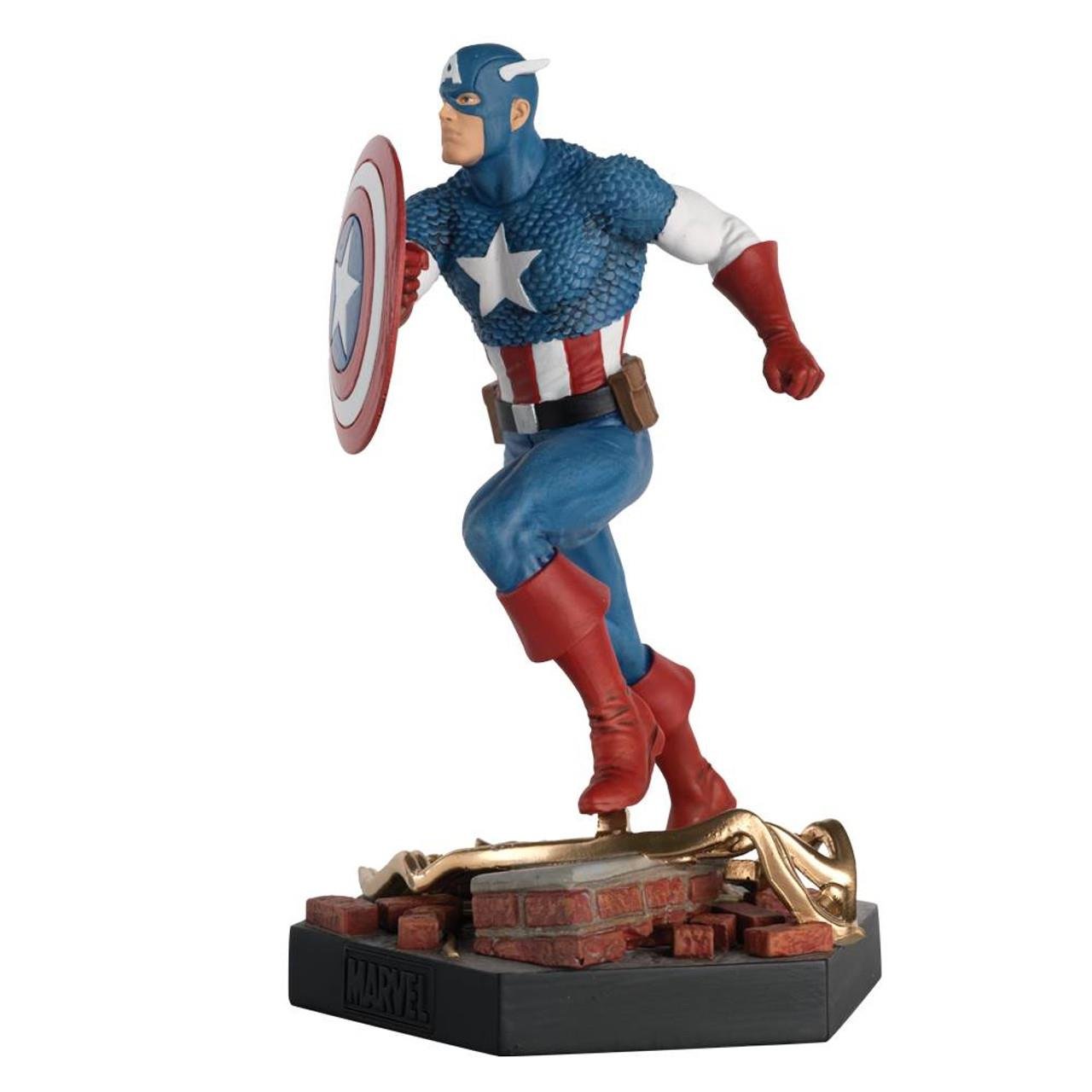 #2 MARVEL VS. CAPTAIN AMERICA 1:16 Scale Dynamic Statue Figure MVSEN002 (Eaglemoss) Real Merch