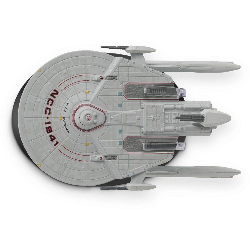 #120 U.S.S. Bozeman NCC-1941 (Soyuz Class) Model Diecast Ship (Eaglemoss / Star Trek) Real Merch