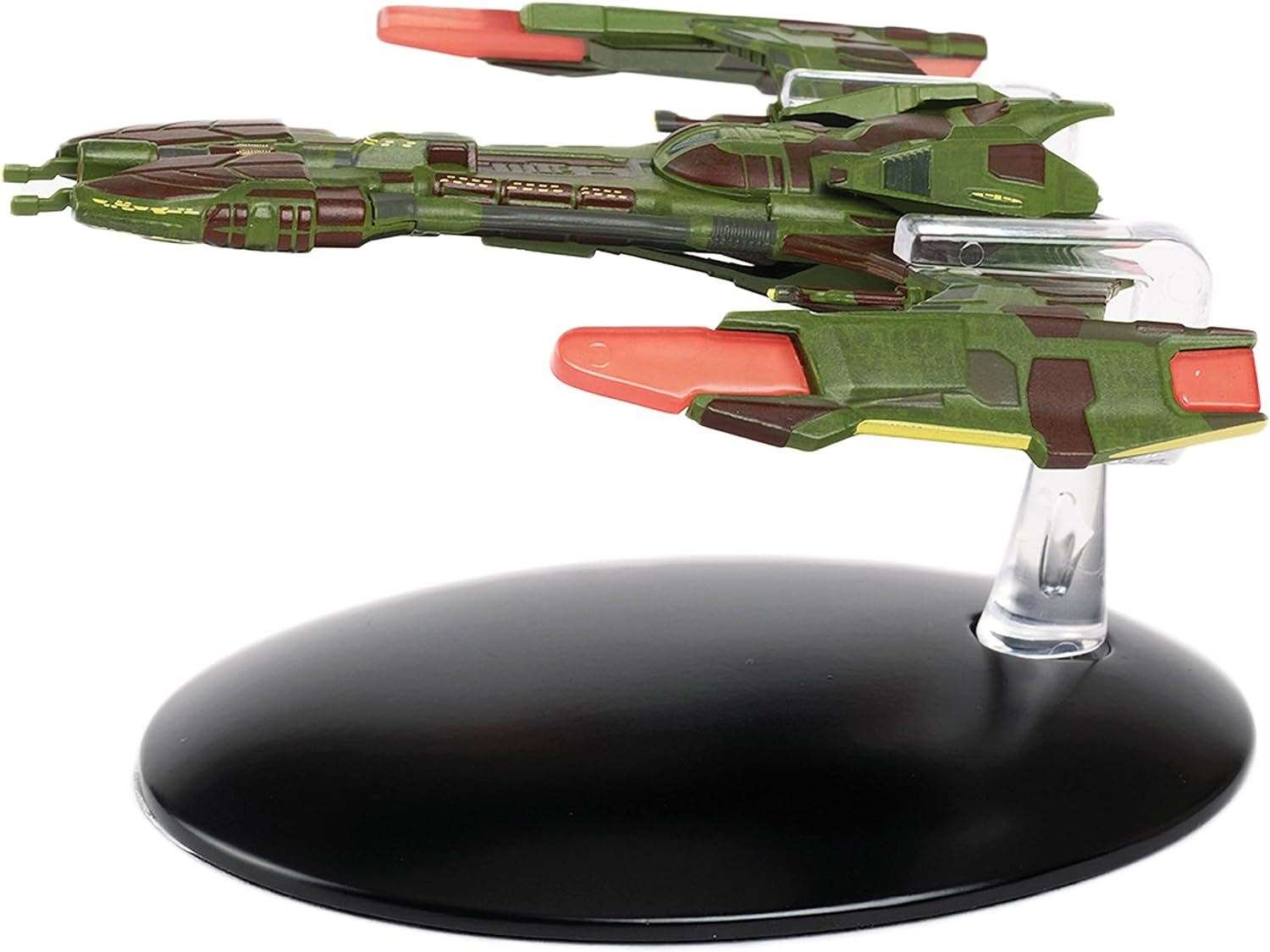 #12 I.K.S. Mat'ha-class Klingon Raptor Diecast Model Ship STO (Eaglemoss / Star Trek) Real Merch