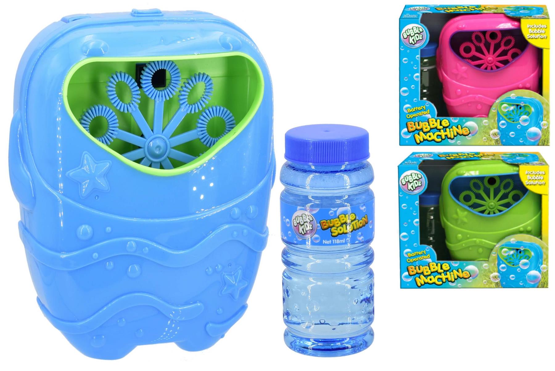 Children's Battery Operated Bubble Machine (Assorted Designs) Curious Minds