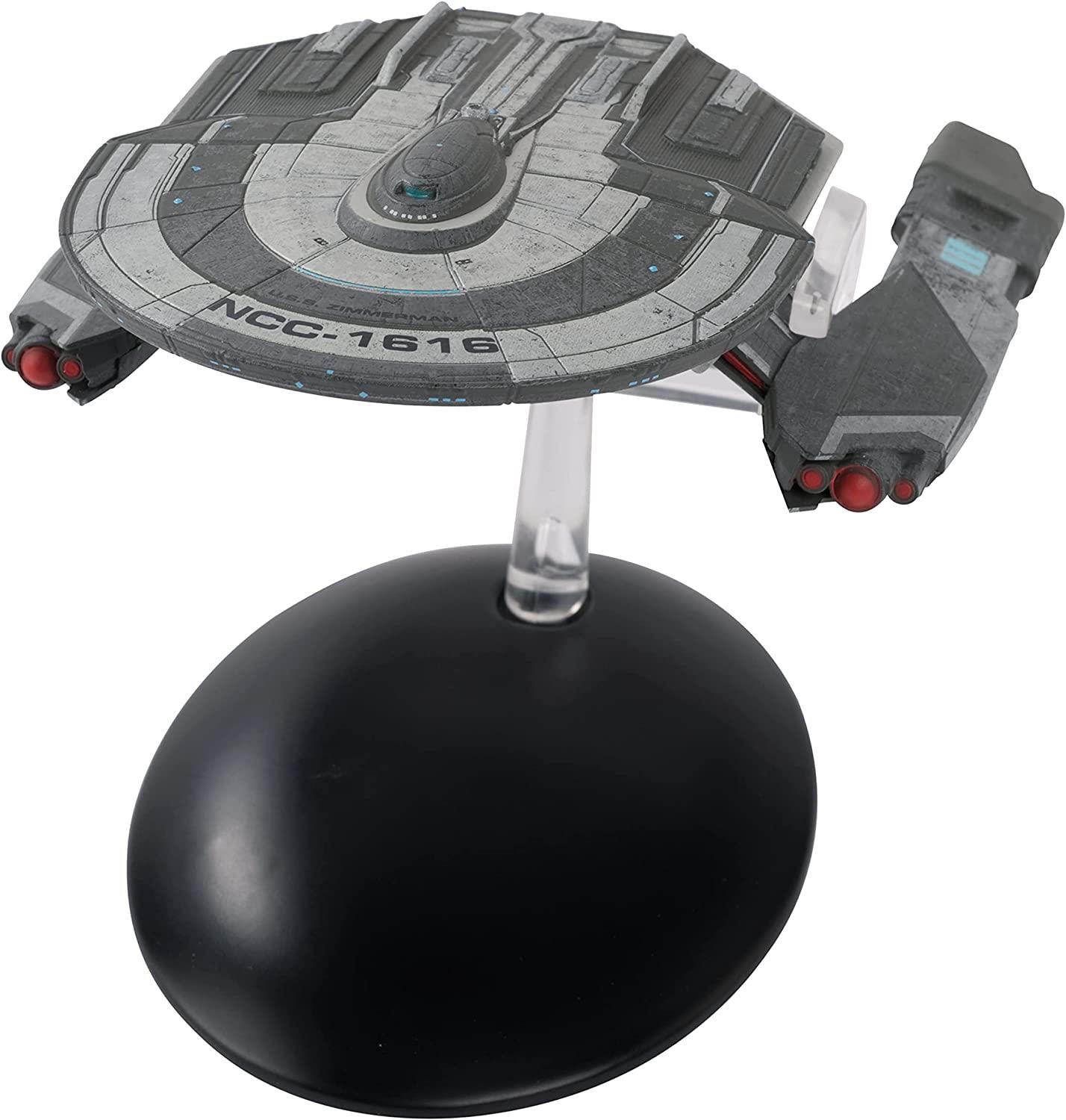 #27 U.S.S. Zimmerman NCC-1616 Starfleet Tug (Helios-class) Discovery Ships Model Diecast Federation Tug Ship (Eaglemoss / Star Trek) Real Merch