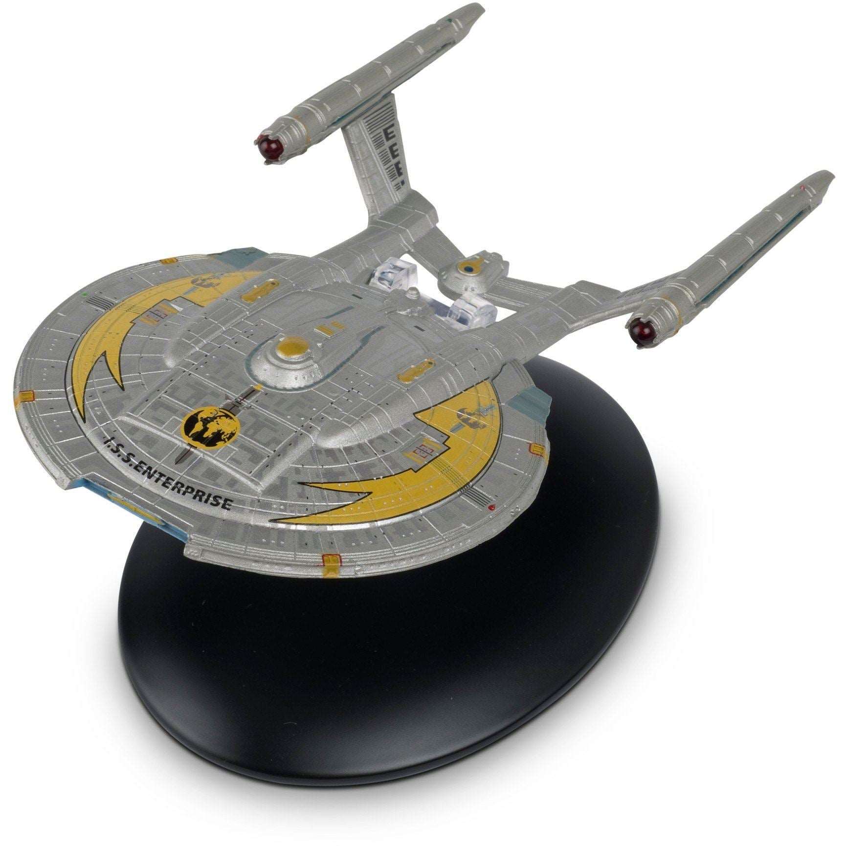 #02 I.S.S. Enterprise NX-01 Mirror Universe Model Die Cast Ship BONUS ISSUE M2 (Eaglemoss / Star Trek) Real Merch
