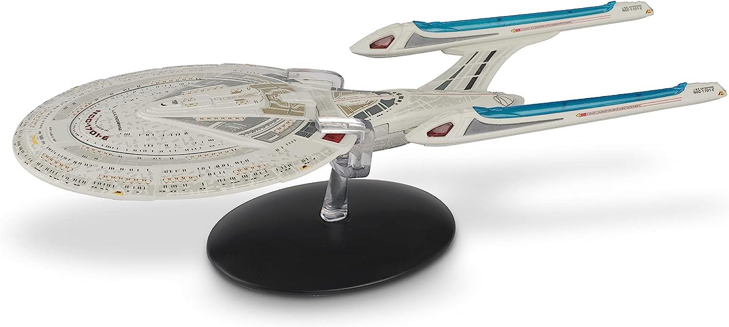 #03 U.S.S. Enterprise NCC-1701-E (Sovereign-class) XL EDITION Ship Model Die Cast Starship (Eaglemoss / Star Trek) Real Merch