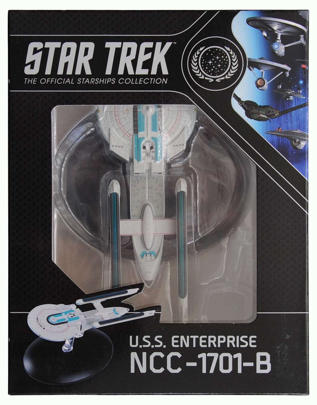 #09 U.S.S. Enterprise NCC-1701-B (Excelsior-class refit) Model Diecast Ship (Eaglemoss / Star Trek) Real Merch