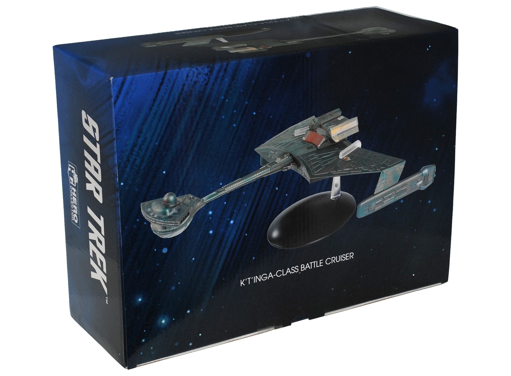 #18 Klingon K't'inga-class Battle Cruiser XL EDITION Die-cast Model Ship (Eaglemoss / Star Trek) Real Merch