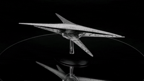 #12 Modern Basestar (2004 Series) Diecast Model Ship (Battlestar Galactica The Official Ships Collection Eaglemoss) Real Merch