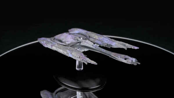 #10 Klingon QOJ Class Discovery Ships Model Diecast Ship (Eaglemoss / Star Trek) Real Merch