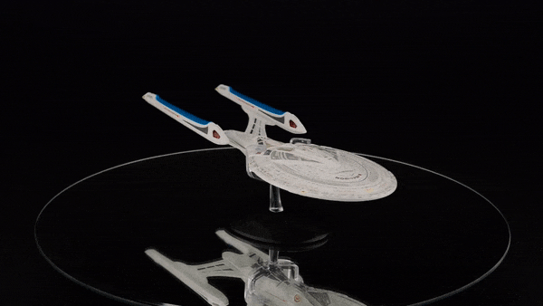 #03 U.S.S. Enterprise NCC-1701-E (Sovereign-class) XL EDITION Ship Model Die Cast Starship (Eaglemoss / Star Trek) Real Merch