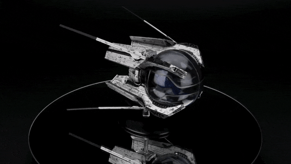 #23 Landing Pod Discovery Ships Model Diecast Ship (Eaglemoss / Star Trek) Real Merch