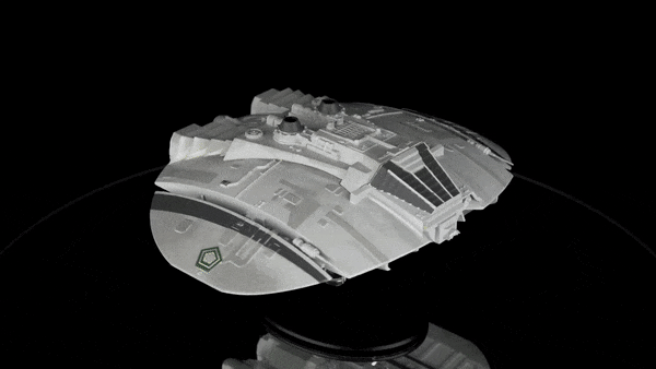 #09 Classic Cylon Raider (TOS) Diecast Model Ship (Battlestar Galactica: The Official Ships Collection) Real Merch