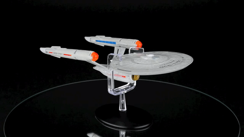 #11 U.S.S. Enterprise NCC-1701 (Constitution-class) 2256 Discovery XL EDITION Model Diecast Ship (Eaglemoss / Star Trek) Real Merch